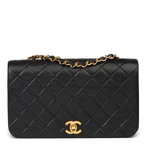 vintage chanel bags 1990|vintage chanel full flap bag.